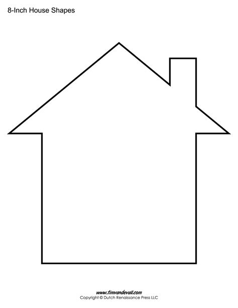 Printable House Template